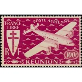 Timbre de collection Reunion - Poste Arienne 34 Top Qualité