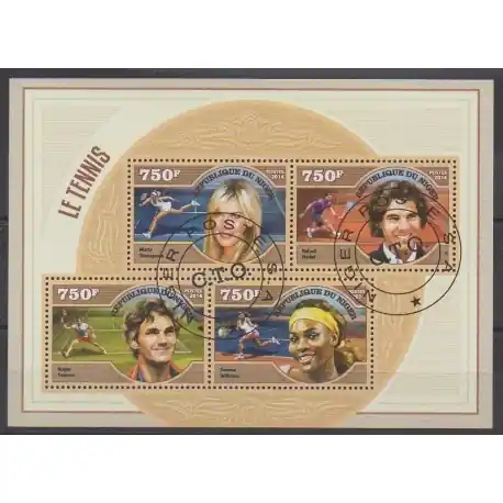 Niger - 2014 - No 2633/2636 - Sports divers - Oblitérés Top Qualité