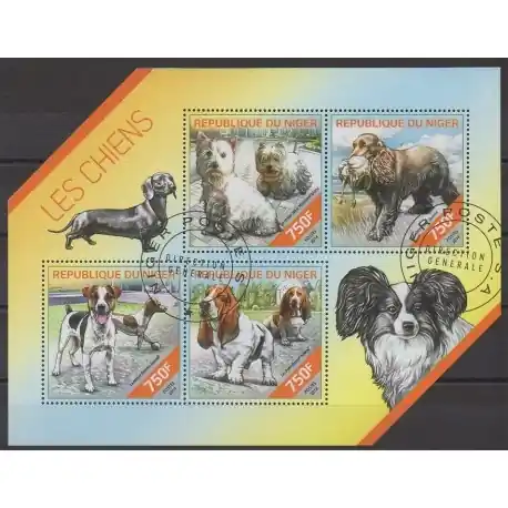 Jusqu’à Épuisement Des Stocks Niger - 2014 - No 2363/2366 - Chiens - Oblitérés