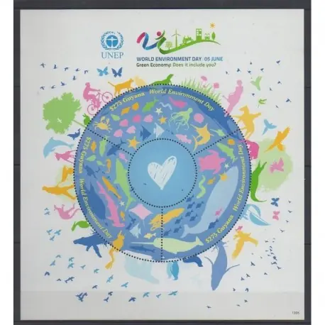 Garantie Incluse Guyana - 2013 - No 6294/6296 - Environnement