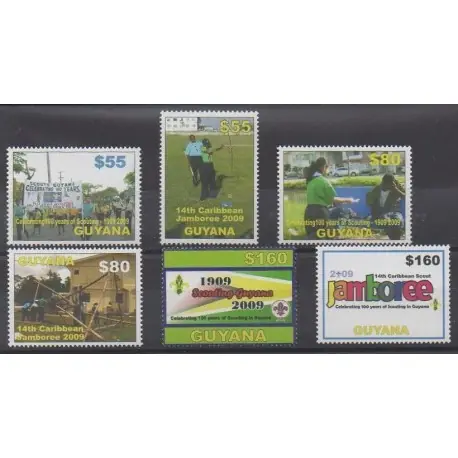 Guyana - 2009 - No 5975/5980 - Scoutisme Vente Flash