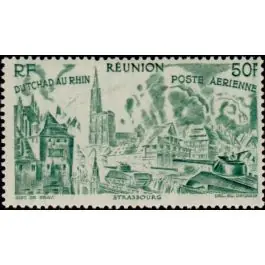 Timbre de collection Reunion - Poste Arienne 41 Prix Réduit