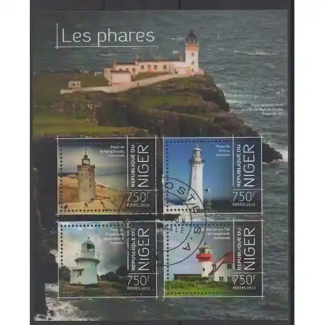 Pas Cher Niger - 2013 - No 2151/2154 - Phares - Oblitérés