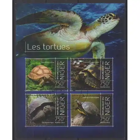 Premium Niger - 2013 - No 2175/2178 - Tortues - Oblitérés