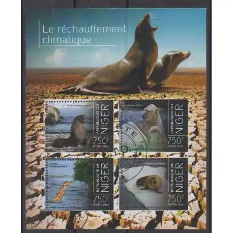 Niger - 2013 - No 2139/2142 - Environnement - Oblitérés Livraison Express