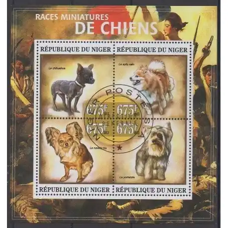 Nouvelle Collection Niger - 2013 - No 1801/1804 - Chiens - Oblitérés
