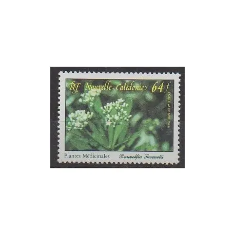 Certifié Nouvelle-Calédonie - Poste aérienne - 1988 - No PA258 - Flore - Santé