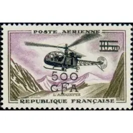 Timbre de collection Reunion - Poste Arienne 60 Offre Limitée