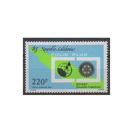 Nouvelle-Calédonie - Poste aérienne - 1988 - No PA260 - Rotary - Santé Promotion Saisonnière