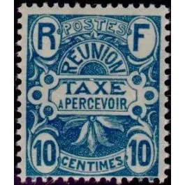 Timbre de collection Reunion - Taxe 07 Offre Limitée