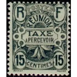 Artisanat Timbre de collection Reunion - Taxe 08