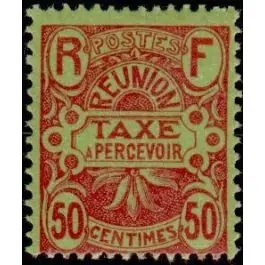 Offre Exclusive Timbre de collection Reunion - Taxe 11