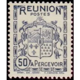 Commande En Gros Timbre de collection Reunion - Taxe 21