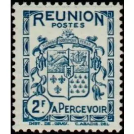 Timbre de collection Reunion - Taxe 24 Artisanat