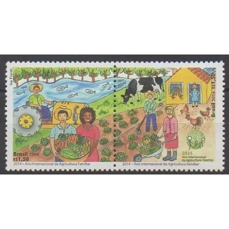 Brésil - 2014 - No 3330/3331 - Artisanat ou métiers Acheter Direct