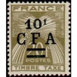Prix Réduit Timbre de collection Reunion - Taxe 42