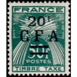 Timbre de collection Reunion - Taxe 43 Commander Maintenant