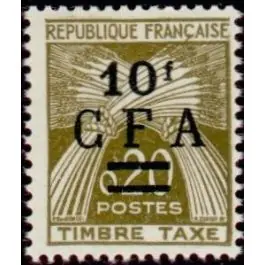 Timbre de collection Reunion - Taxe 46 Vente Flash