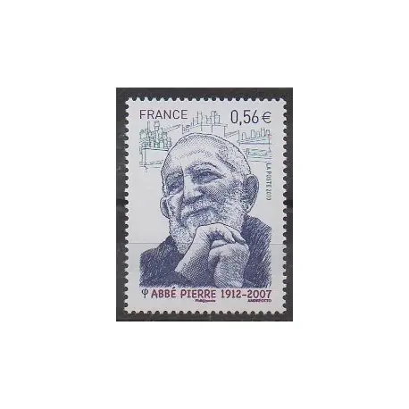 Promotion France - Poste - 2010 - No 4435 - Célébrités - Religion