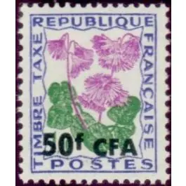 Timbre de collection Reunion - Taxe 53 Fait Main