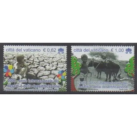 Vatican - 2006 - No 1413/1414 - Environnement Remise