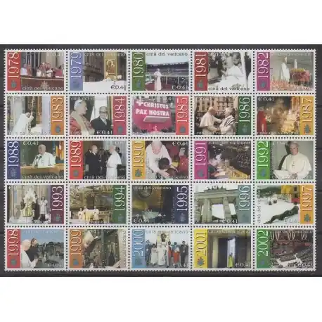 Vatican - 2003 - No 1283/1307 - Papauté Prix Cassé