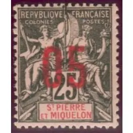 Timbre de collection Saint-Pierre et Miquelon - 0098 En Vogue