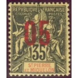 Vente Flash Timbre de collection Saint-Pierre et Miquelon - 0100