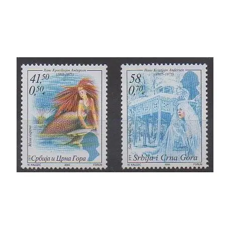 Prix Cassé Yougoslavie (Serbie et Monténégro) - 2005 - No 3100/3101 - Littérature