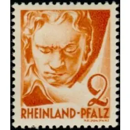 Timbre de collection Rheinland-Pfalz - 30 Fait Main