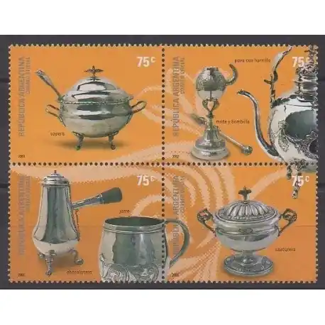 Produit De Marque Argentine - 2003 - No 2387/2390 - Art