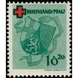 Timbre de collection Rheinland-Pfalz - 41 Livraison Mondiale