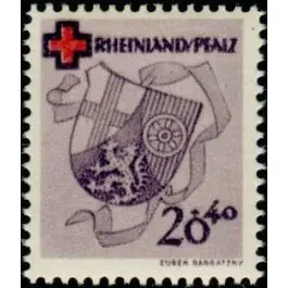 Produit De Marque Timbre de collection Rheinland-Pfalz - 42