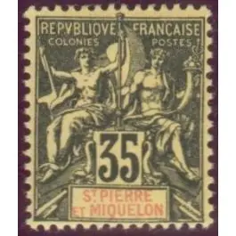 Premium Timbre de collection Saint-Pierre et Miquelon - 0076