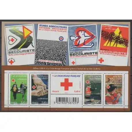 France - Poste - 2011 - No 4621/4625 Réduction