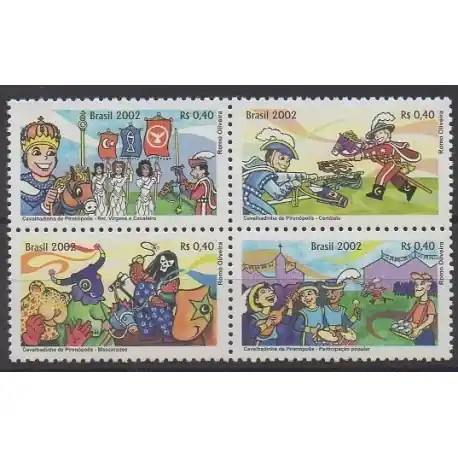 Nouvelle Collection Brésil - 2002 - No 2769/2772 - Enfance