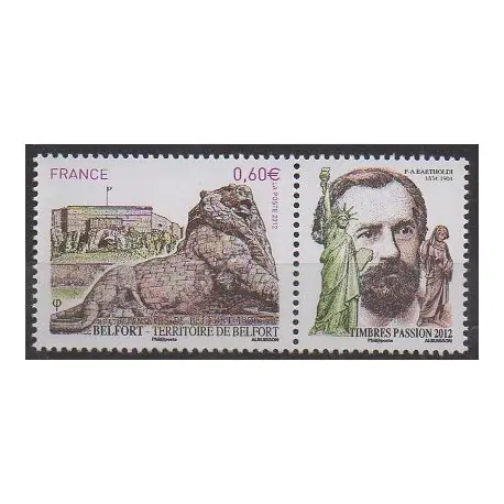 Livraison Mondiale France - Poste - 2012 - No 4697 - Sites