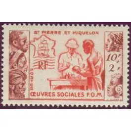 Timbre de collection Saint-Pierre et Miquelon - 0344 Pas Cher