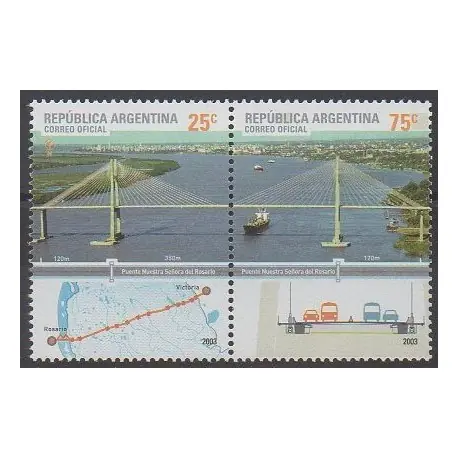 Premium Argentine - 2003 - No 2415/2416 - Ponts