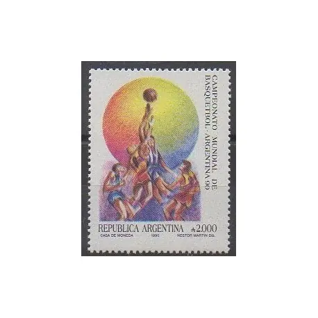 Argentine - 1990 - No 1726 - Sports divers Bon Marché