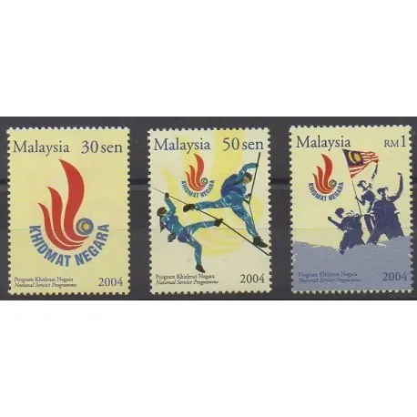 Malaisie - 2004 - No 1028/1030 Livraison Mondiale