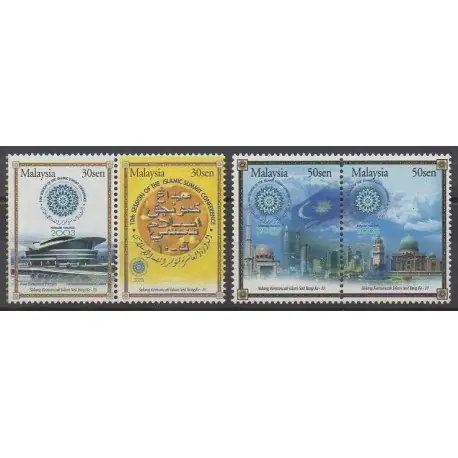 Malaisie - 2003 - No 1000/1003 - Religion Livraison Mondiale
