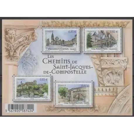 France - Poste - 2014 - No 4838/4841 Prix Cassé