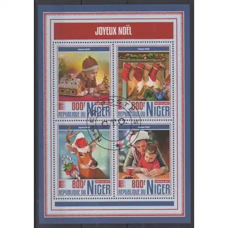 Niger - 2017 - No 4331/4334 - Noël - Oblitérés Promotion Saisonnière