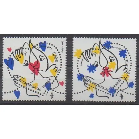 France - Poste - 2015 - No 4924/4925 - Mode Artisanat