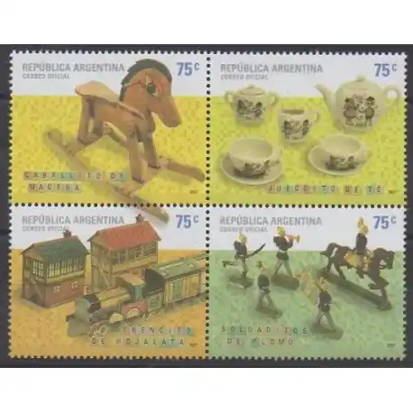 Argentine - 2007 - No 2668/2671 - Enfance Réduction