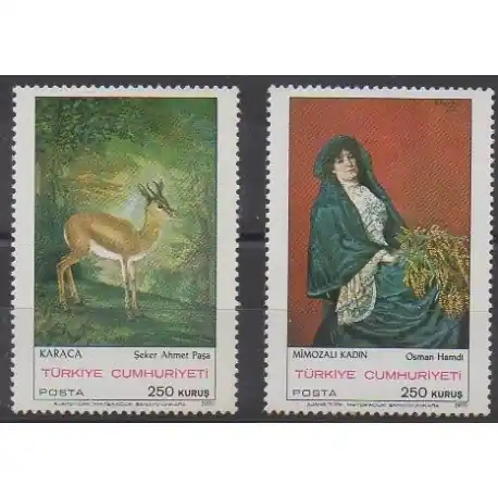 Turquie - 1970 - No 1956/1957 - Peinture Édition Limitée
