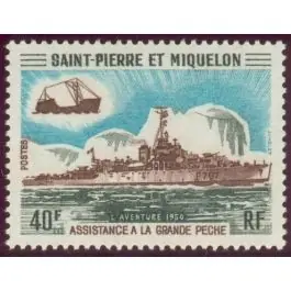 Fait Main Timbre de collection Saint-Pierre et Miquelon - 0412