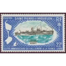 Timbre de collection Saint-Pierre et Miquelon - 0414 Original