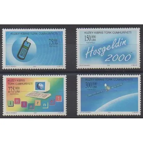 Turquie - Chypre du nord - 2000 - No 473/476 - Sciences et Techniques Meilleure Qualité